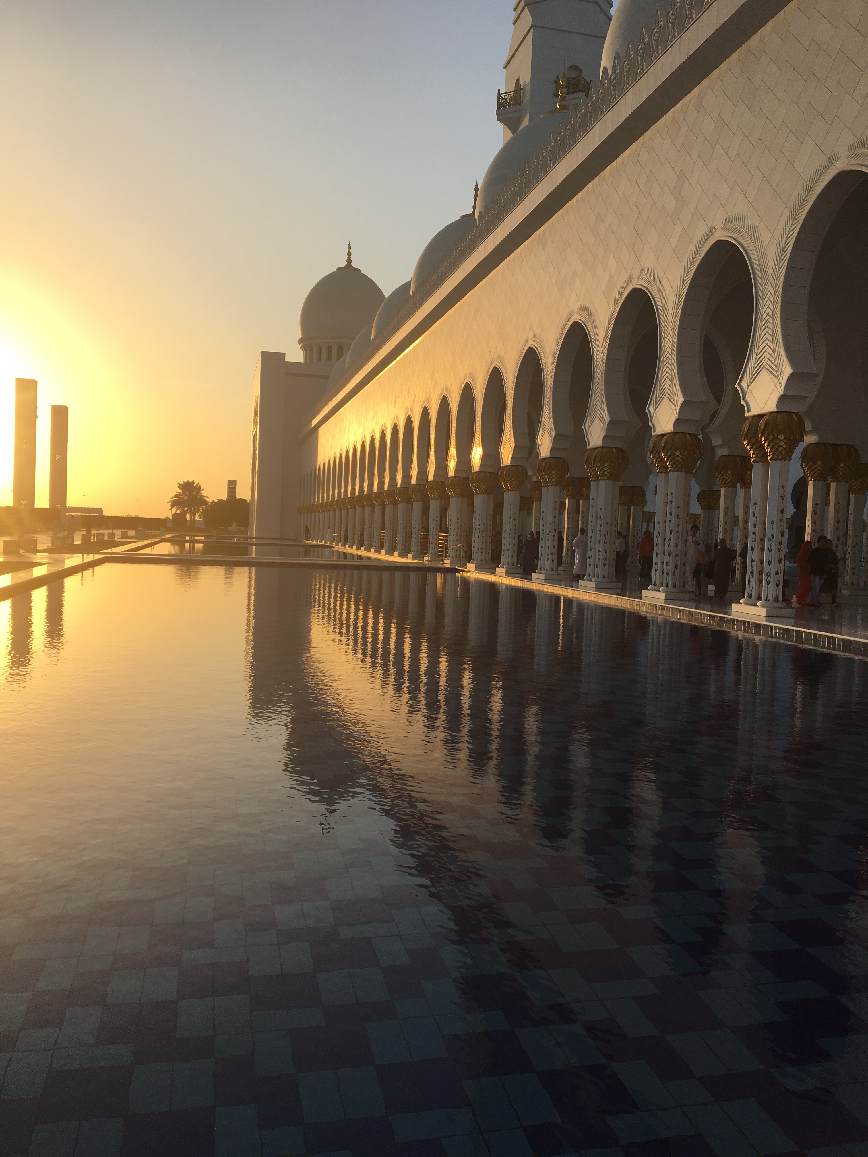 Sunset - Sheikh Zayed Mosque
