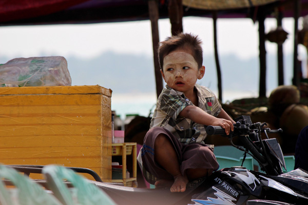 Boy on a Moto