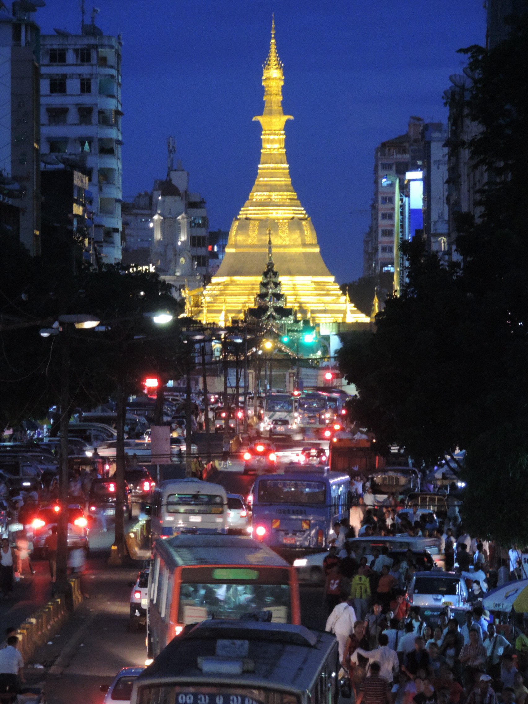 The Sule Pagoda