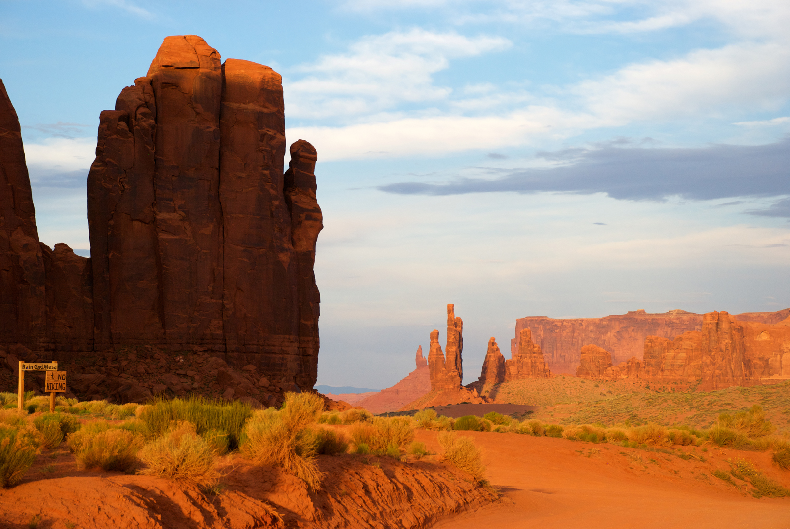 Sunset in Monument Valley