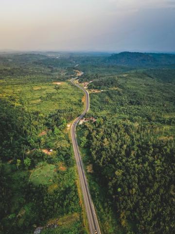 Bong County Highway, Central Liberia